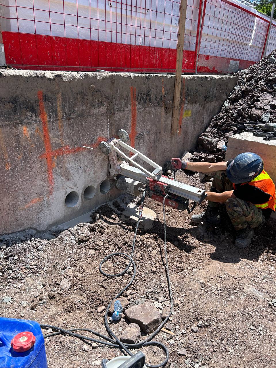 coring concrete